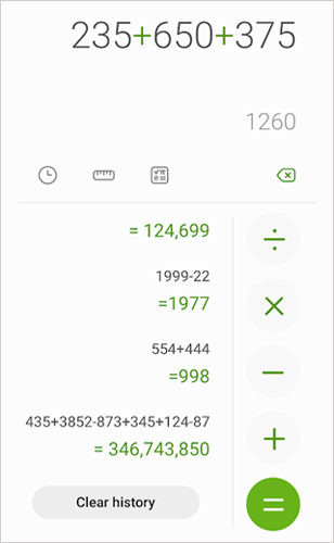 三星手机计算器2