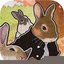 挤在一起的兔兔