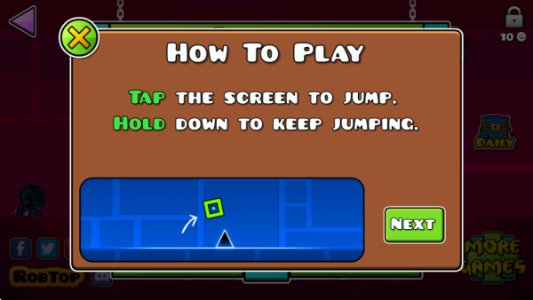 波浪冲刺几何箭头1