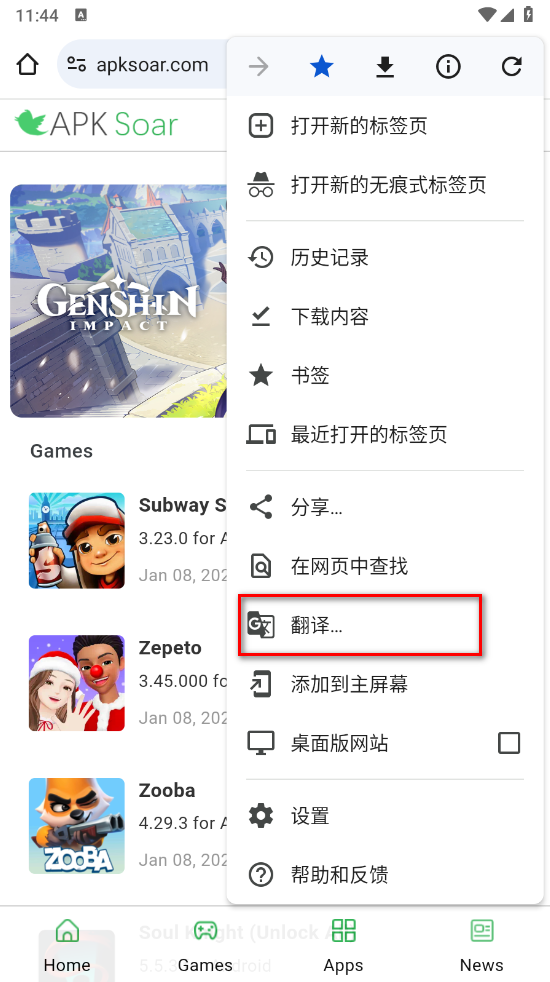 谷歌浏览器国际版14